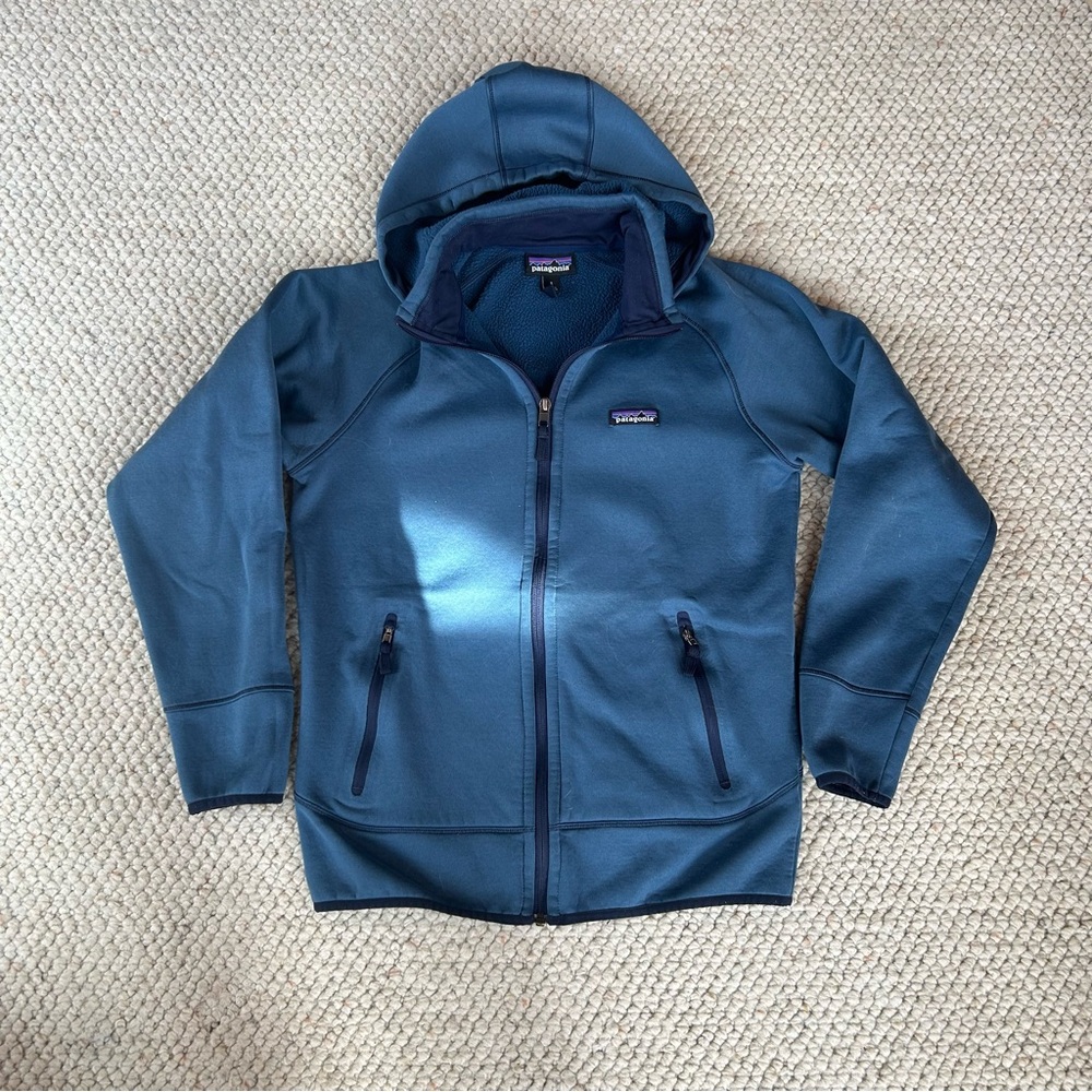 Patagonia Hooded Full-Zip Jacket - Blue